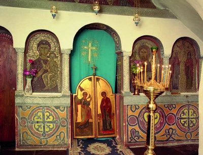 37.Иконостас храма Благовещ. Пресвятой Богородицы в Дальн. пещерах Киево-Печерской Лавр.